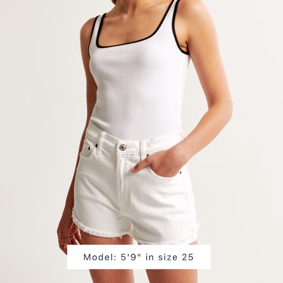 Abercrombie High Rise Mom Short - Picture 6 of 7